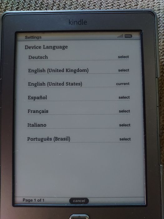 електронна книга Amazon Kindle 4 (модель D01100) з чохлом
