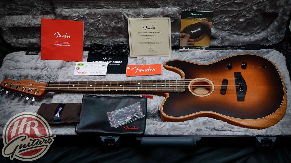 Fender American Acoustasonic Telecaster, USA, 2021 rok, elektroakustyk