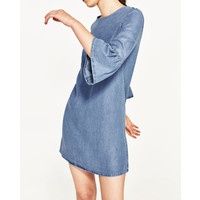 Nowa sukienka ZARA lyocell a la jeans M 38