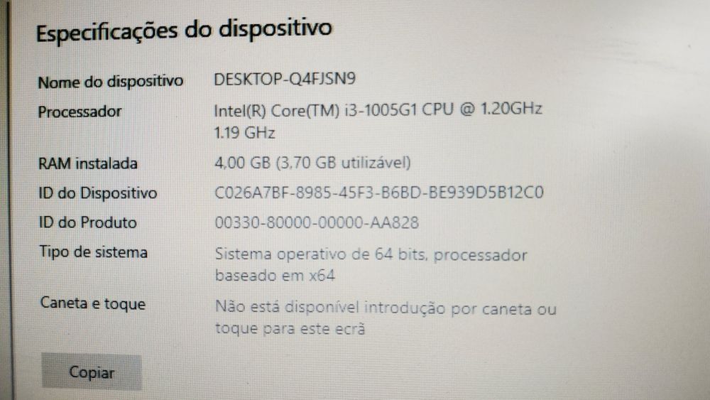 Mini computador Lenovo