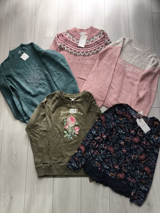 Zestaw 6 szt. Springfield sweter rozm. S bluza  NOWE