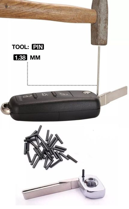 Замена корпуса, выкидной ключ 2, 3, 3+1, 4, 4+1 кнопки Volkswagen