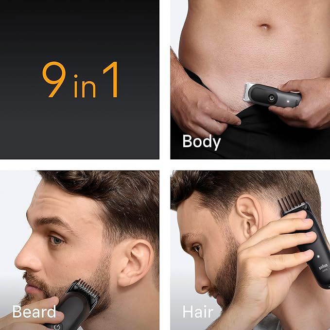 braun series 5 aio5545 trymer maszynka zestaw 9w1 do włosów brody ciał