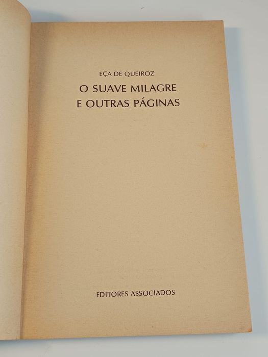 O suave milagre e outras paginas