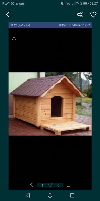 Duża Buda dla psa cała ocieplana