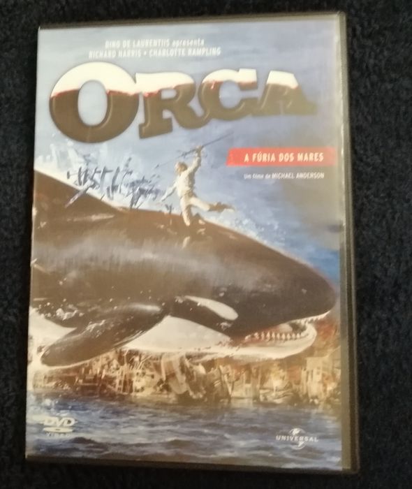 Orca - A Fúria dos Mates - dvd raro