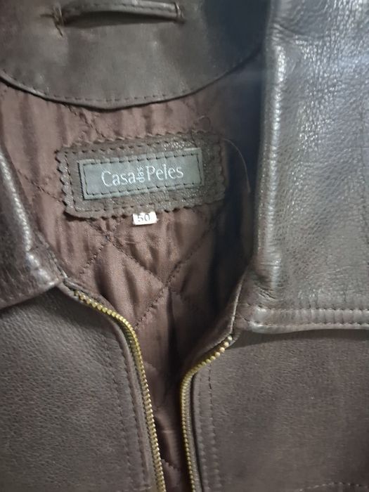 vendo blusoes de pele marca casa das peles usado poucas vezes n50