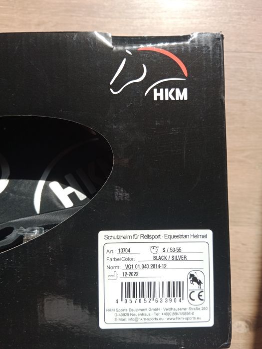 Kask jeździecki HKM