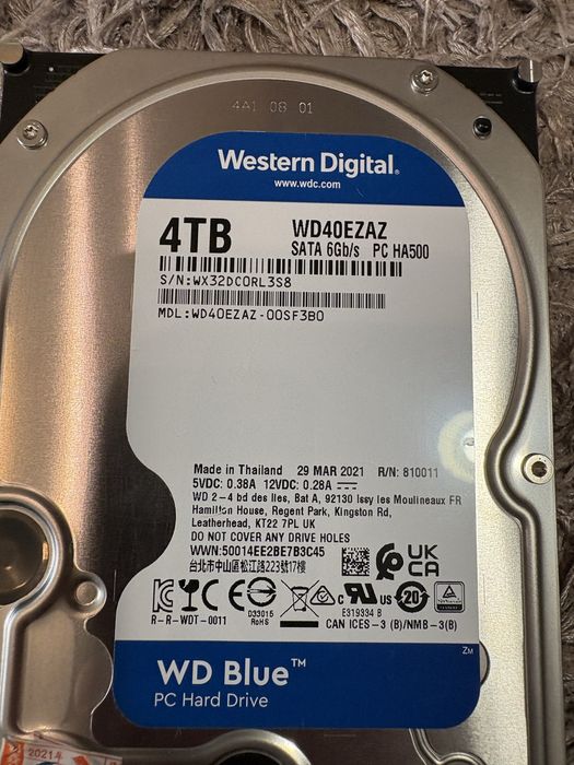 HDD 4TB Western Digital Blue