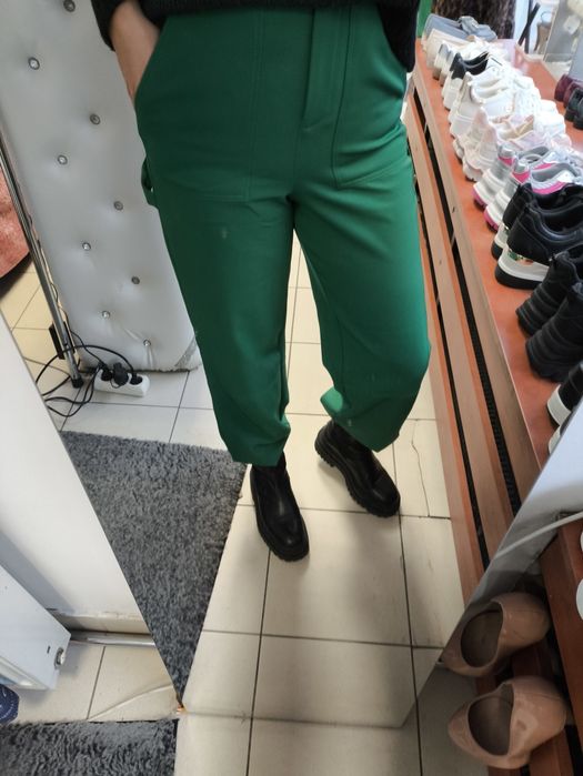 By o La La piękny zielone spodnie rozm S m