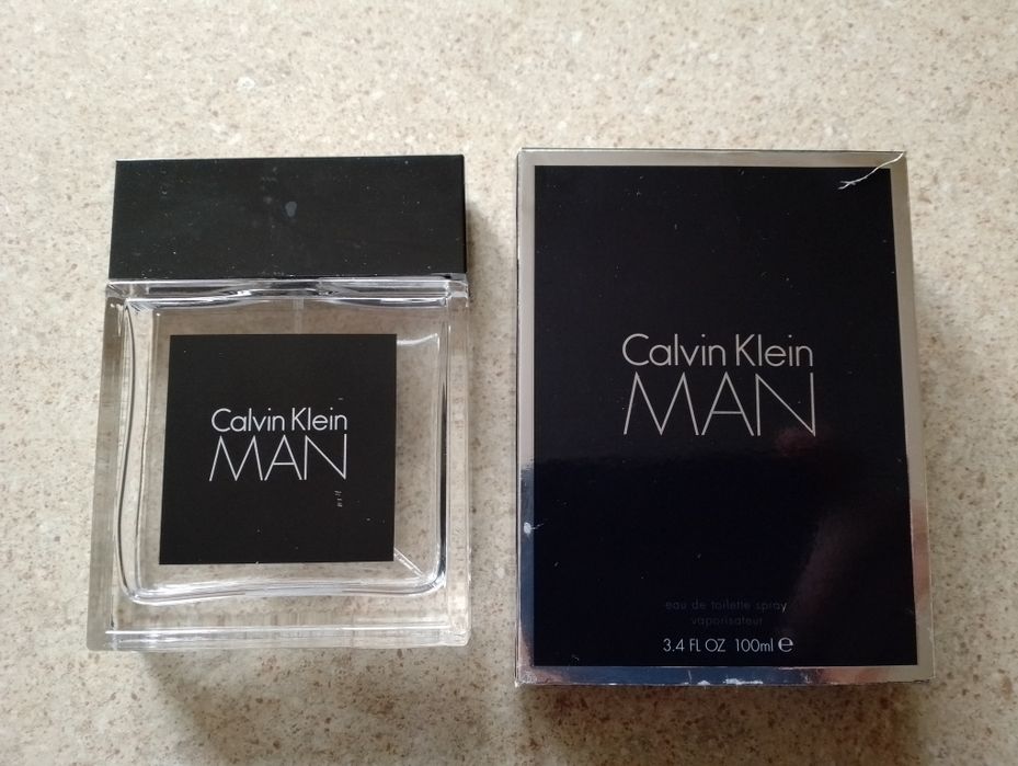 Butelka flakon po perfumach Calvin Klein Man 100 ml opakowanie