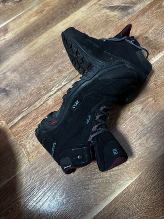 Ботинки Salomon SHELTER CS WP W L41110500 р.41 1/3 черный