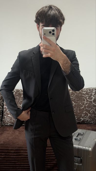 H&M костюм в полоску