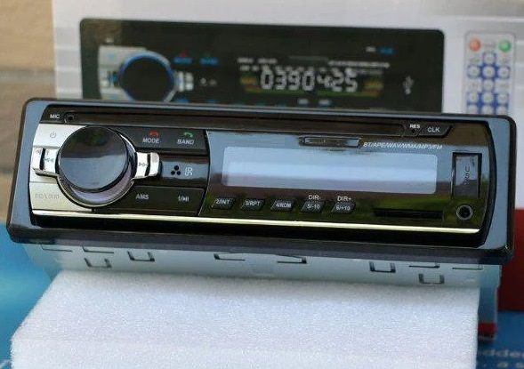 *️⃣ Автомагнитола PIONEER с Bluetooth USB AUX пульт, 4х80w. Магнитола