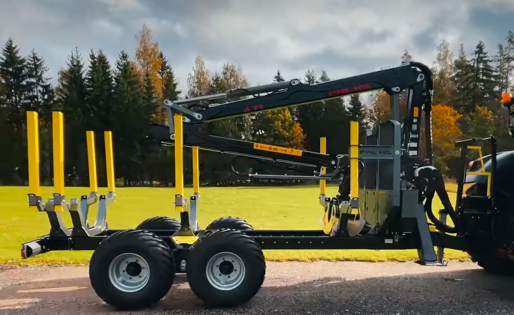 PALMS 8D 4.71 przyczepa leśna zrywkowa 10 ton 99900 netto