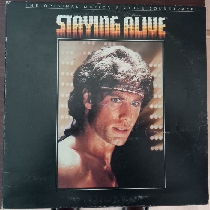 Disco de vinil grande.