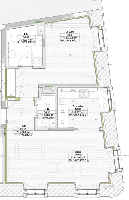 Apartamento T1 com estacionamento, Estrela, Lisboa