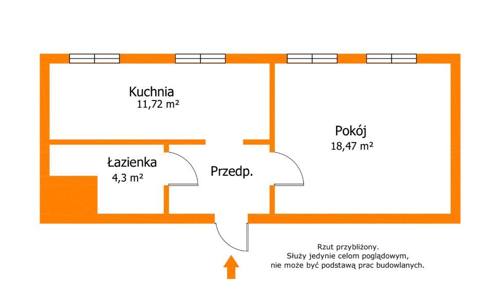 Mieszkanie z prywatnym biurem | Pabianice