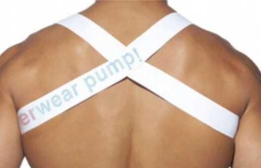 Uprząż męska harness PUMP! elastyczne szelki M/L