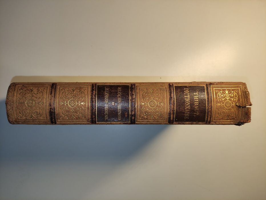 Słownik francusko-niemiecki niemiecko-francuski 1896r.