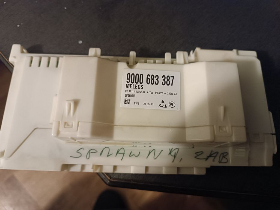 Panel panel do zmywarki Siemens ze sterownikiem 45 cm