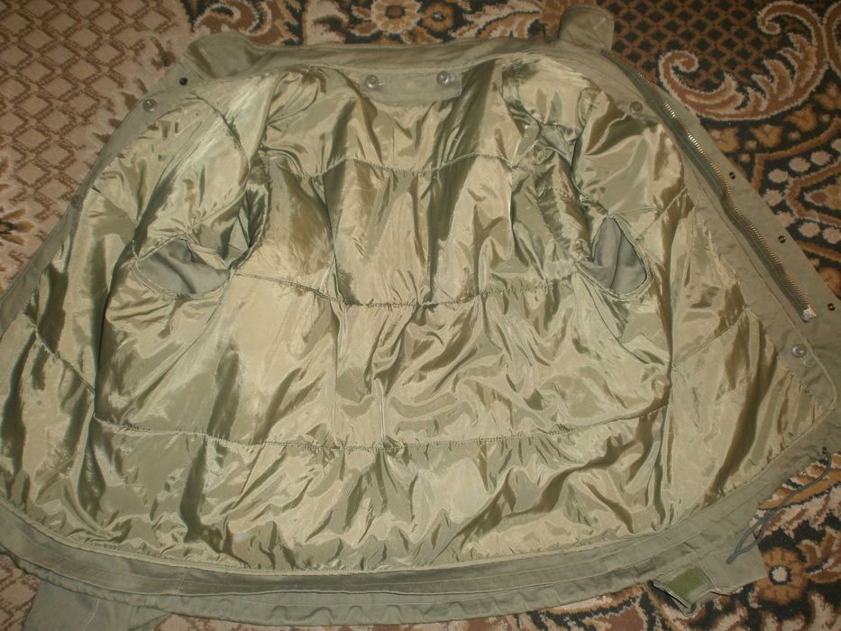 Куртка М65 Alpha Industries с лайнером, олива, р.XL, наш 56. ПОГ-73 см