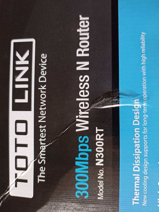 Toto link N300RT 300 Mbps шустрий Wi-Fi Роутер для Тім і Мтел.