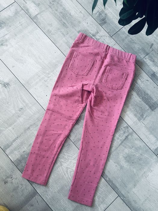 Legginsy dziecięce w kropeczki