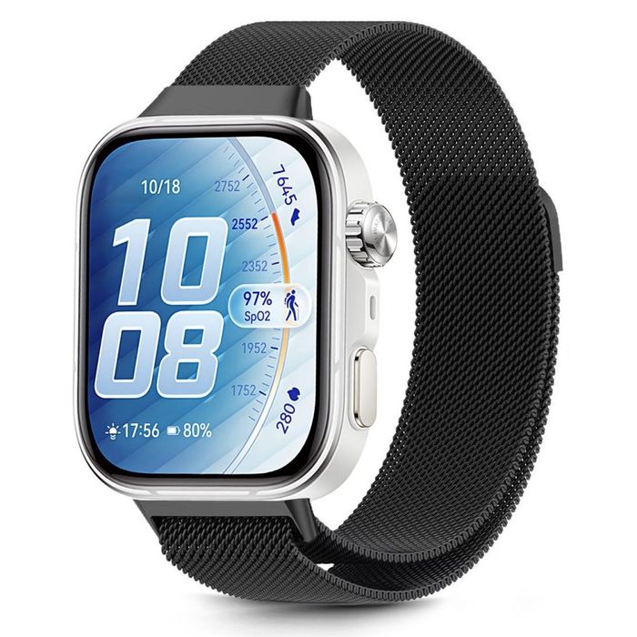 Tech-protect Milaneseband Huawei Watch Fit 3 / 4 / 4 Pro / 5 / 5 Pro Black