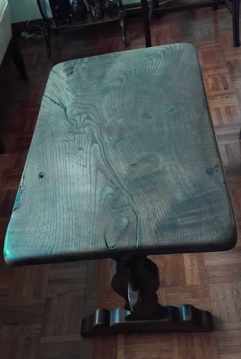 Mesa de centro rústica madeira centenária