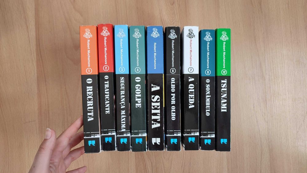 coleção cherub - livros 1/2/3/4/5/6/7/8/12