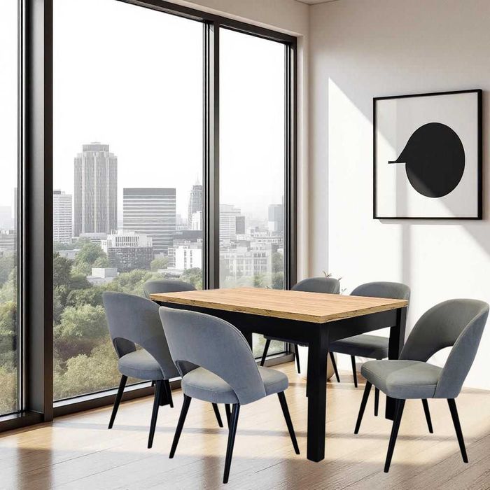 Krzesło tapicerowane nowoczesne modne do salonu jadalni producent