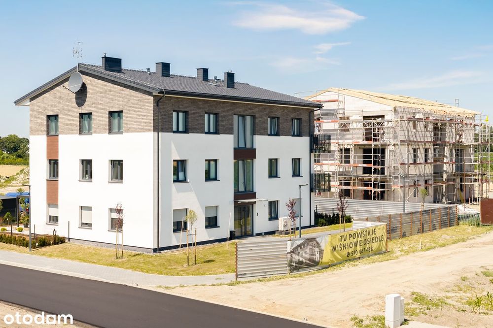 2-pokojowe z balkonem – 43,5 m² I piętro Wiśniowe Osiedle, Czernikowo