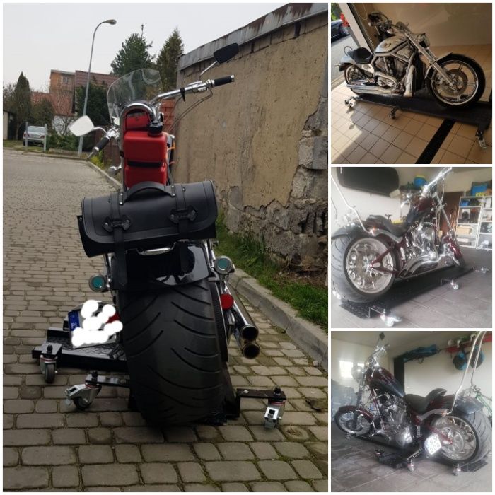 Platforma motocyklowa manewrowa wózek stojak cruiser garaż ciężki motocykl nie podnośnik producent