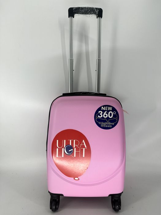 Nowa walizka mała kabinowa S różowa, pudrowy róż