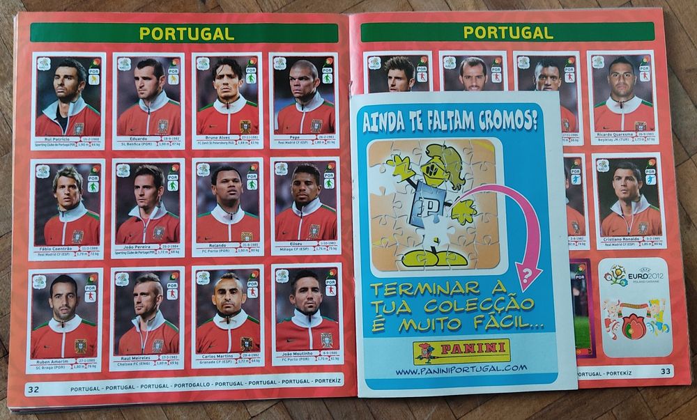 Caderneta Euro 2012