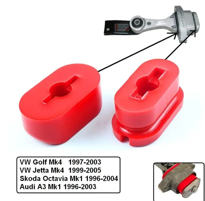 Вставка подушки двигателя VW golf 4