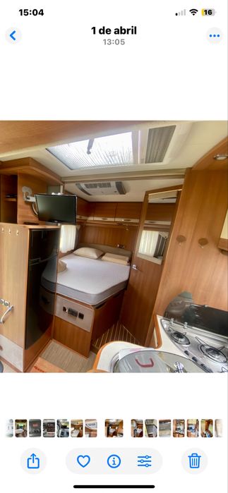 Autocaravana , em Albufeira 2012 , Rapido 776 FF , perfilada , 95000 km fiat ducato
