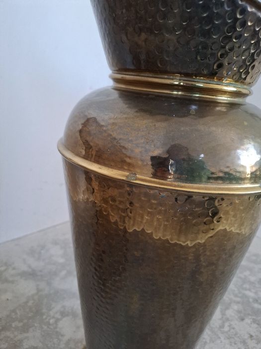 Parasolnik mosiężny dzban duży vintage
