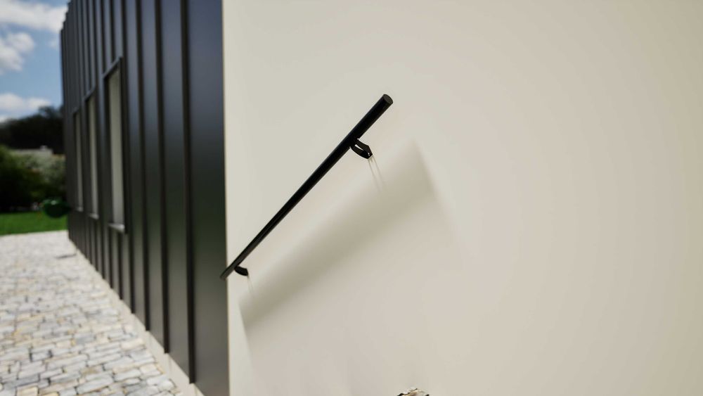 Poręcz do schodów Secura Wall zewnętrzna/wewnętrzna