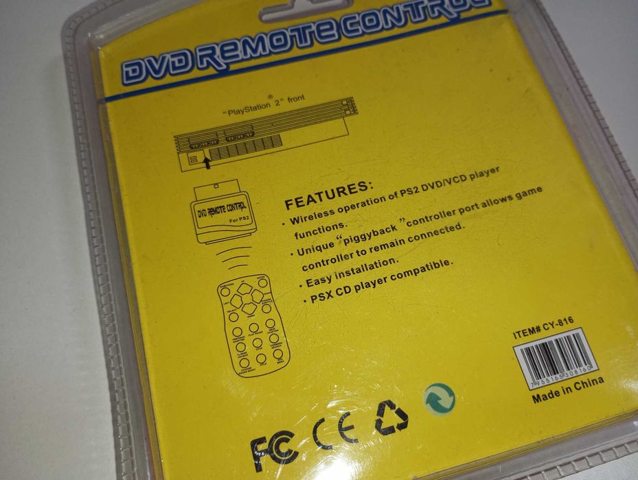 DVD CD Remote Control for Sony Playstation 2 PS2 game consoles NOVO