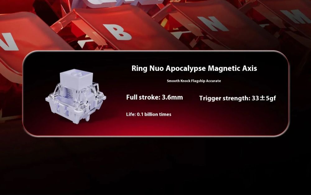 Игровая механическая магнитная клавиатура Madlions mad light 60he