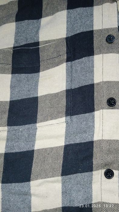 Рубашка в клетку размер М