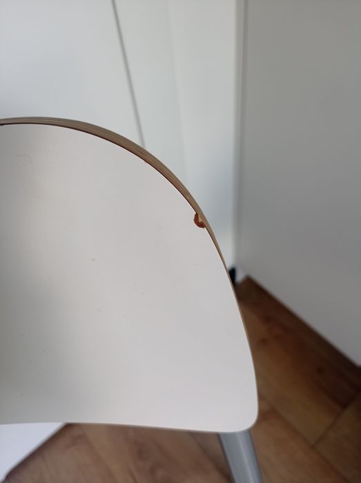 Ikea Franklin Taboret składany biały, hoker
