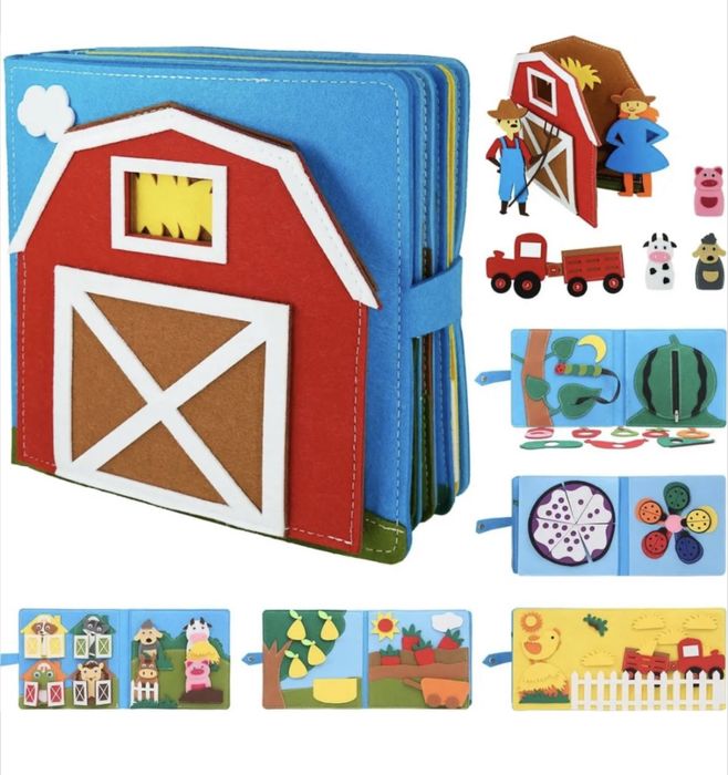 Бізібук Монтессорі сенсорна розвиваюча гра