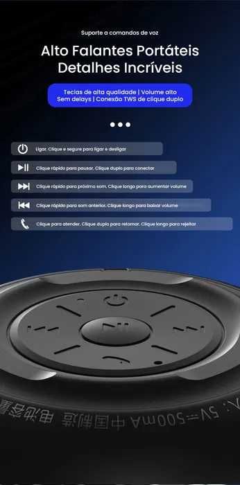 Coluna Bluetooth Lenovo K3 Pro