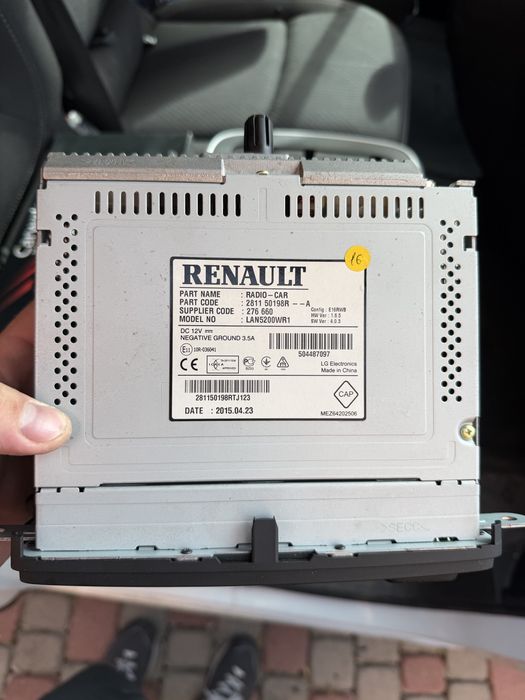 Магнітола навігація Renault