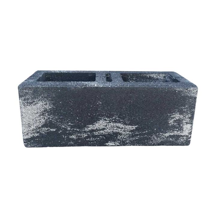 Блоки модульні – Євро блоки для паркану гладкі – 190х190х500