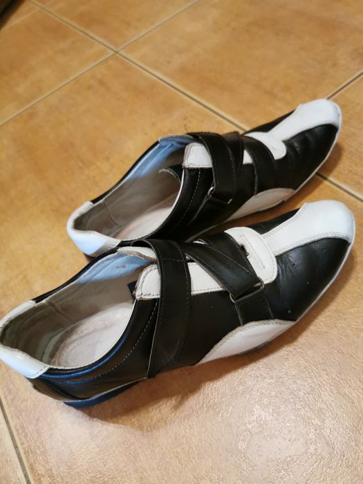 Półbuty Ryłko rozm. 36 czarno-białe,