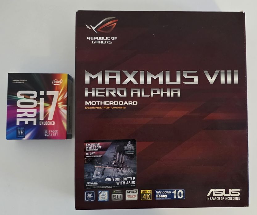 I7 7700k + Asus Maximus VIII Hero Alpha Bartoszów • OLX.pl